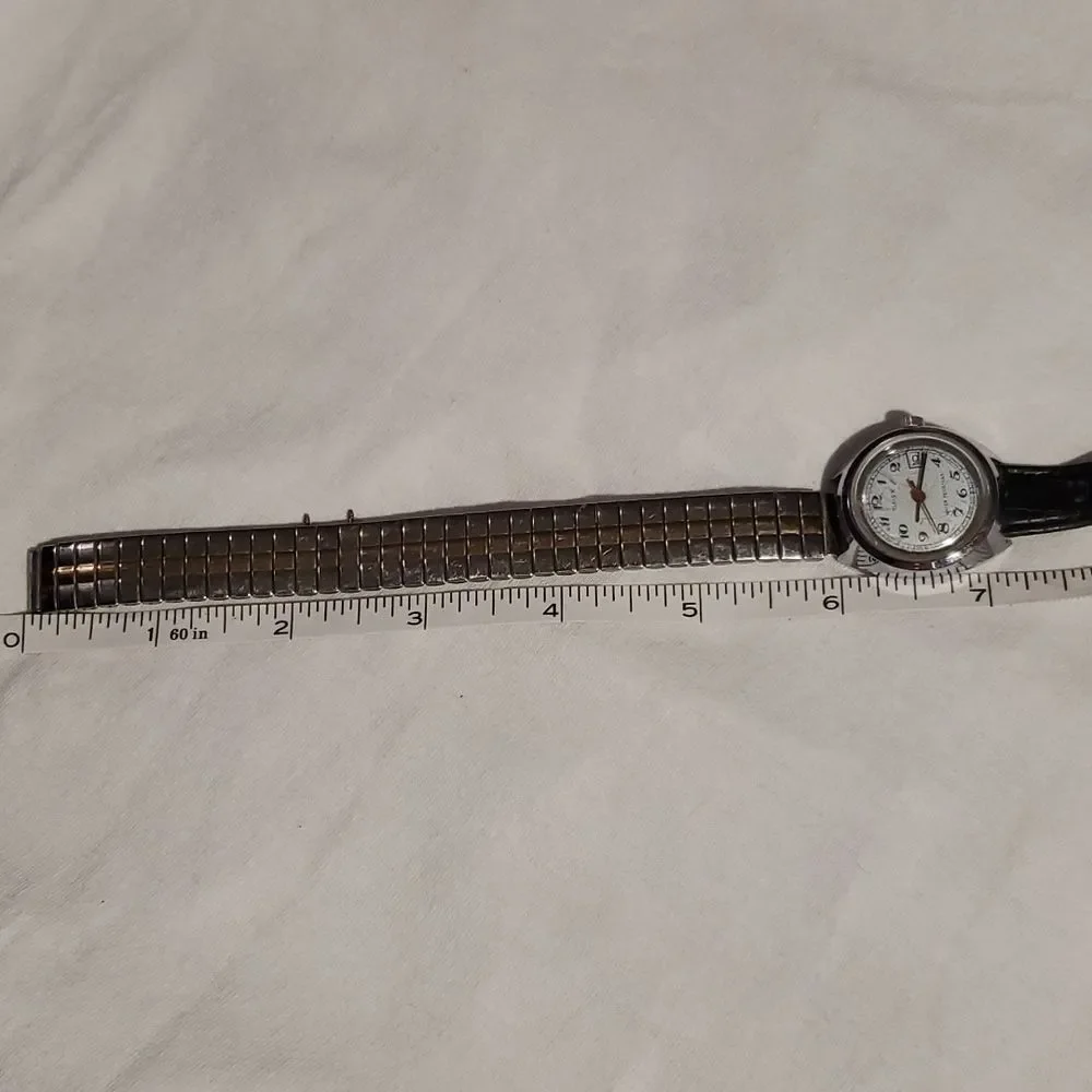 Vintage Rare‎ Vintage Timex Winding Mechanical Stainless Steel 1975 Ladies Watch